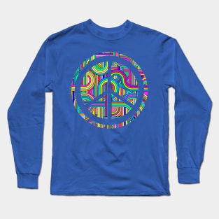 Abstract peace sign Long Sleeve T-Shirt